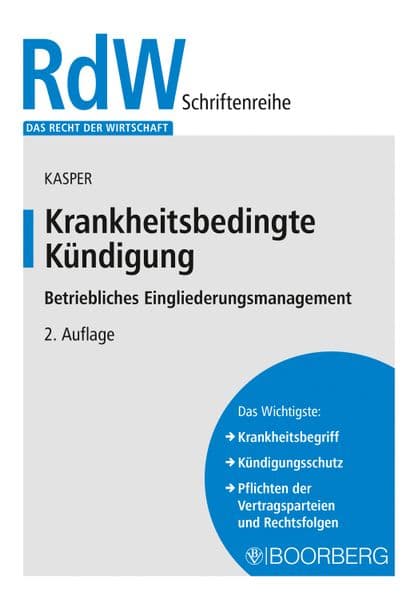 Krankheitsbedingte Kündigung