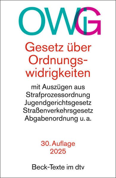 Gesetz über Ordnungswidrigkeiten