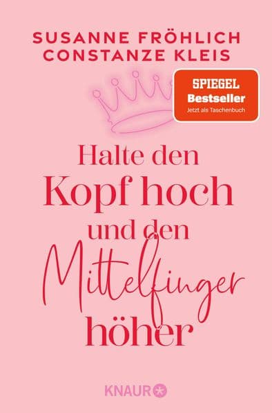 Halte den Kopf hoch und den Mittelfinger höher