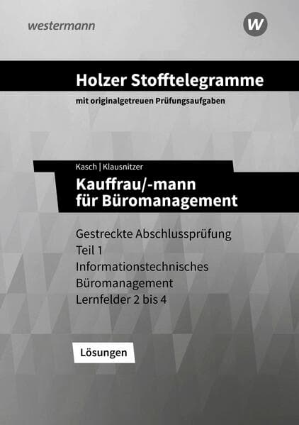 Holzer Stofftelegramme Baden-Württemberg - Kauffrau/-mann für Büromanagement