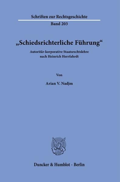 »Schiedsrichterliche Führung«
