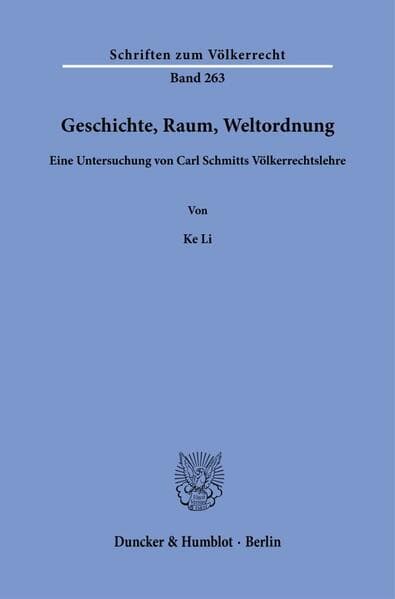 Geschichte, Raum, Weltordnung