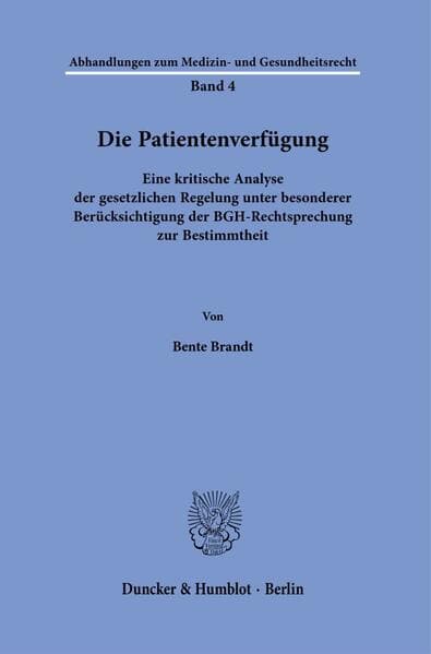 Die Patientenverfügung