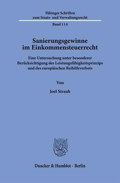 Sanierungsgewinne im Einkommensteuerrecht