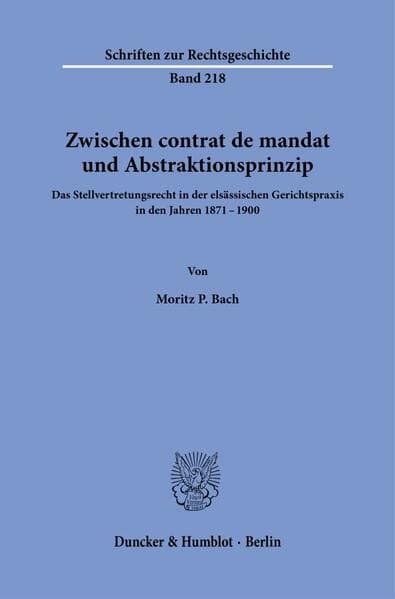 Zwischen contrat de mandat und Abstraktionsprinzip