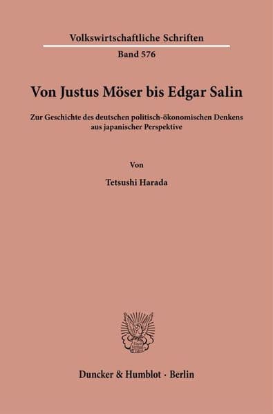 Von Justus Möser bis Edgar Salin