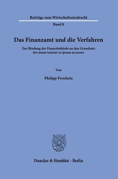 Das Finanzamt und die Verfahren