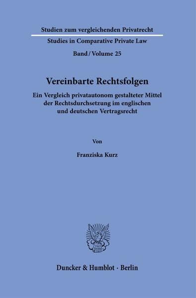 Vereinbarte Rechtsfolgen