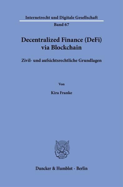 Decentralized Finance (DeFi) via Blockchain