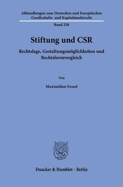 Stiftung und CSR