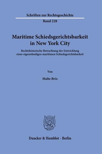 Maritime Schiedsgerichtsbarkeit in New York City