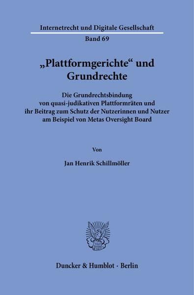 "Plattformgerichte" und Grundrechte