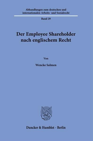 Der Employee Shareholder nach englischem Recht