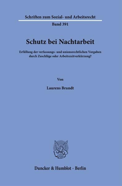 Schutz bei Nachtarbeit