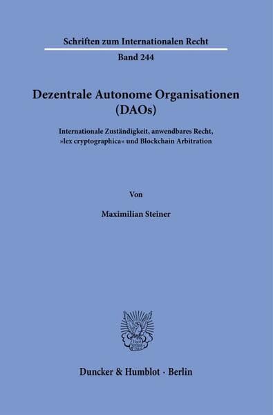 Dezentrale Autonome Organisationen (DAOs)