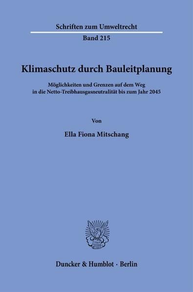 Klimaschutz durch Bauleitplanung