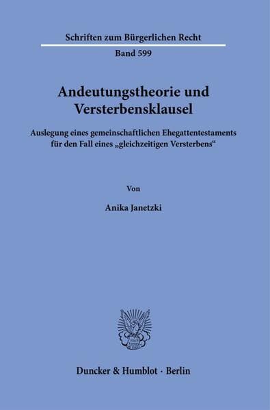 Andeutungstheorie und Versterbensklausel