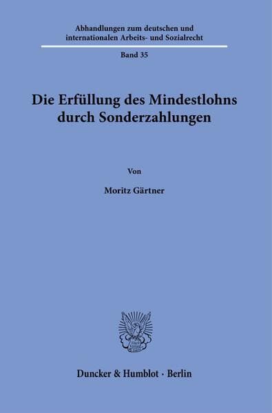 Die Erfüllung des Mindestlohns durch Sonderzahlungen