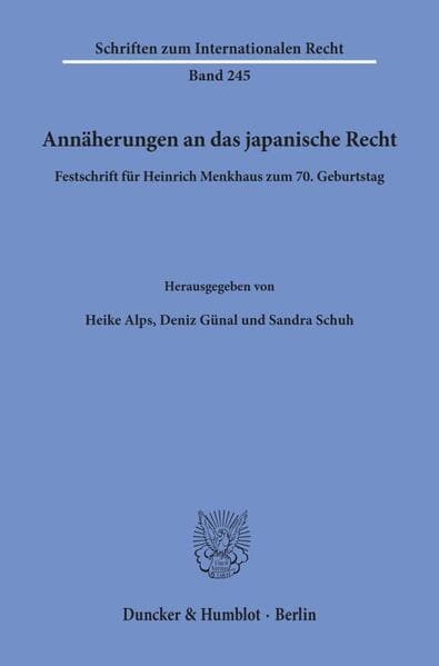 Annäherungen an das japanische Recht
