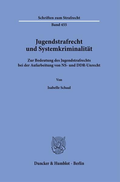 Jugendstrafrecht und Systemkriminalität