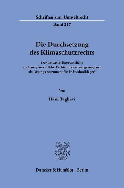 Die Durchsetzung des Klimaschutzrechts
