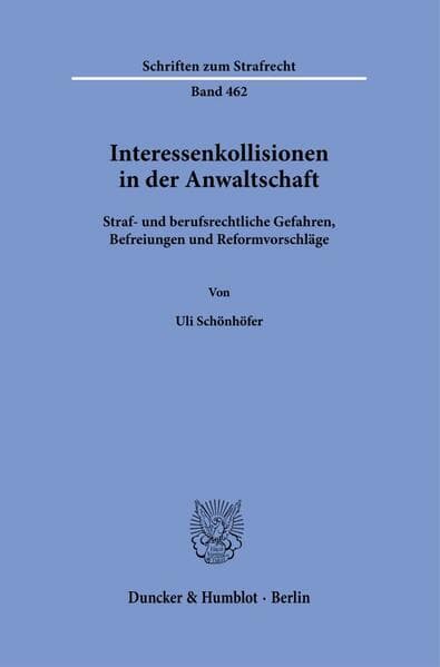 Interessenkollisionen in der Anwaltschaft