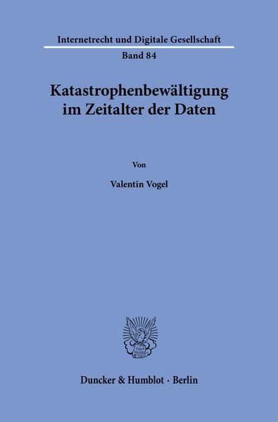 Katastrophenbewältigung im Zeitalter der Daten
