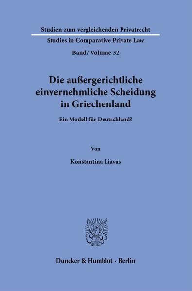 Die außergerichtliche einvernehmliche Scheidung in Griechenland