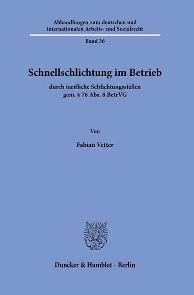 Schnellschlichtung im Betrieb