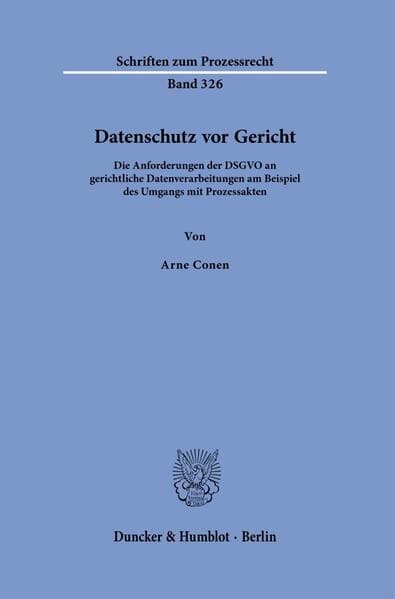 Datenschutz vor Gericht