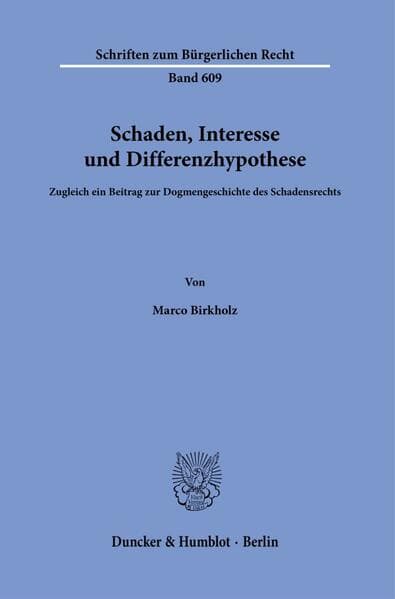 Schaden, Interesse und Differenzhypothese