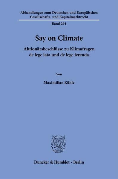 Say on Climate