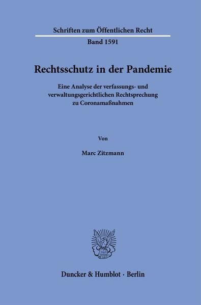 Rechtsschutz in der Pandemie