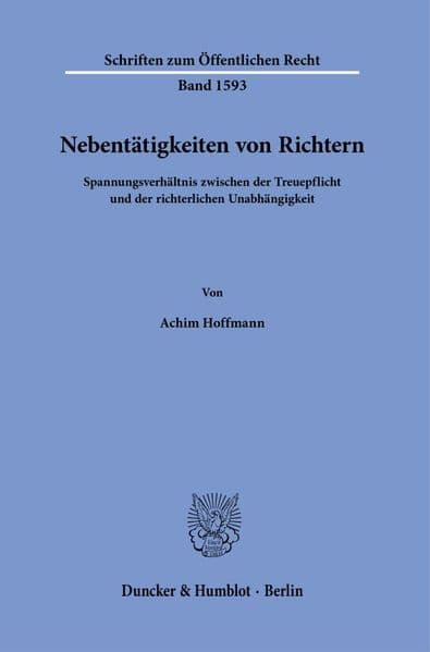 Nebentätigkeiten von Richtern