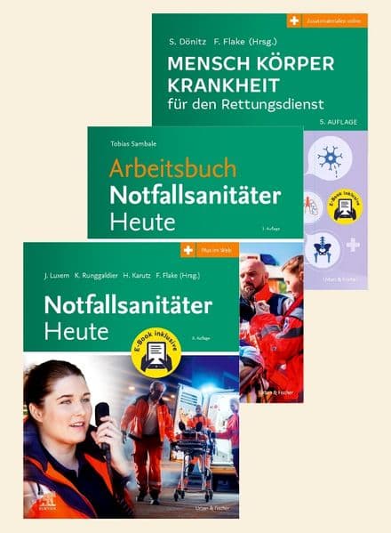 Notfallsanitäter Lernpaket + Arbeitsbuch 2.A