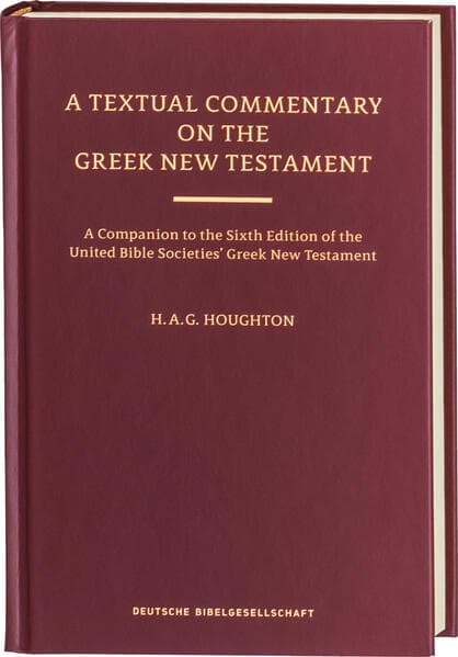 A Textual Commentary on the Greek New Testament, Revised Edition