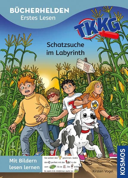 TKKG Junior, Bücherhelden, Erstes Lesen, Schatzsuche im Labyrinth
