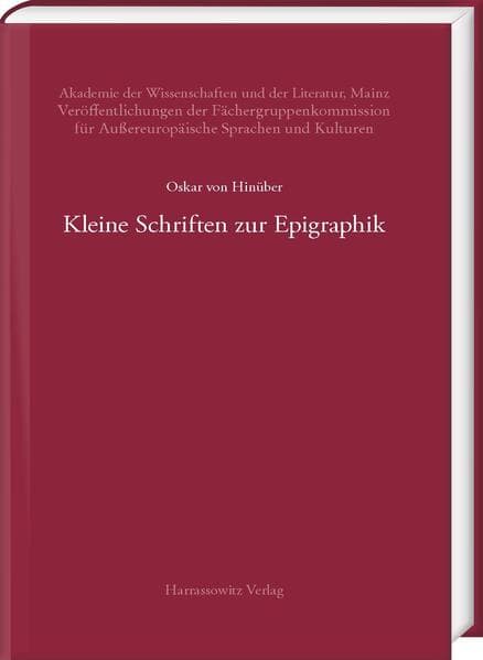 Kleine Schriften zur Epigraphik