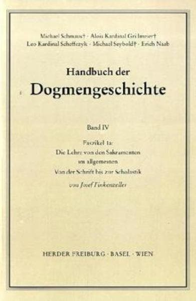 Die Lehre von den Sakramenten im allgemeinen