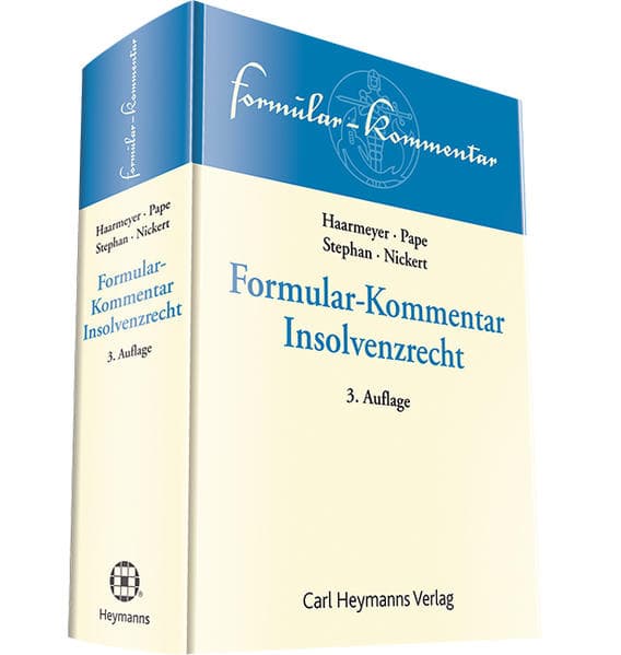 Formularbuch Insolvenzrecht