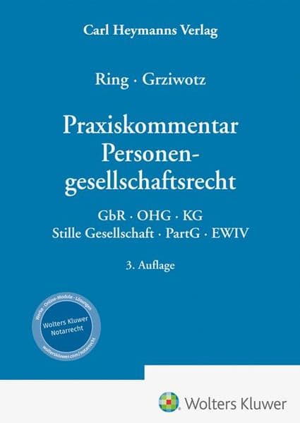 Praxiskommentar Personengesellschaftsrecht