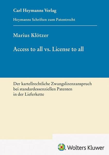 Access to all vs. License to all (HSP 31)
