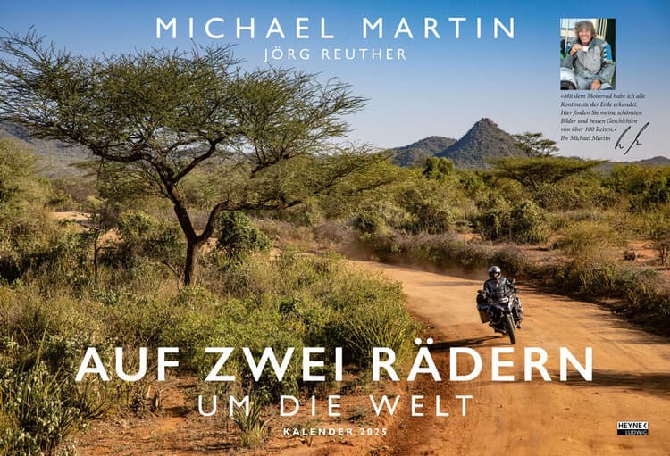 Auf zwei Rädern um die Welt – Der Motorrad-Reise-Kalender 2025