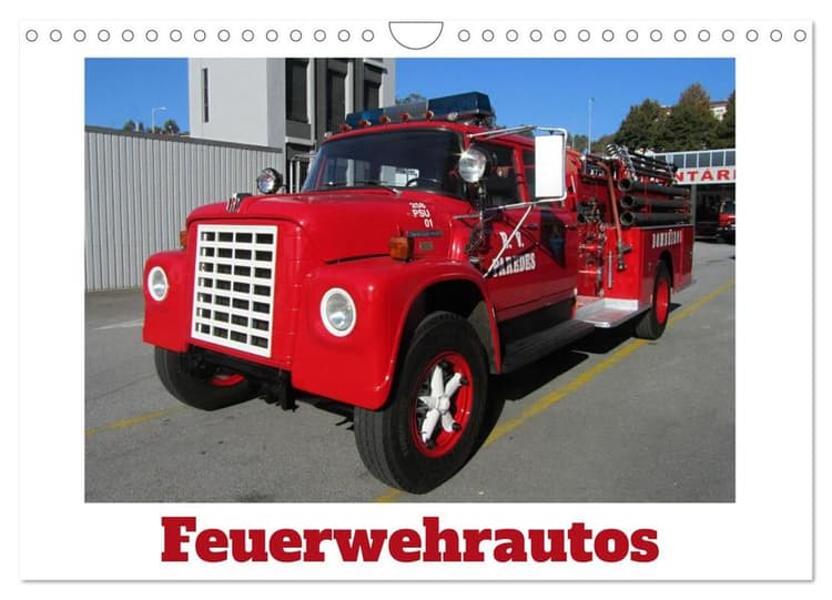 Feuerwehrautos (Wandkalender 2026 DIN A4 quer), CALVENDO Monatskalender