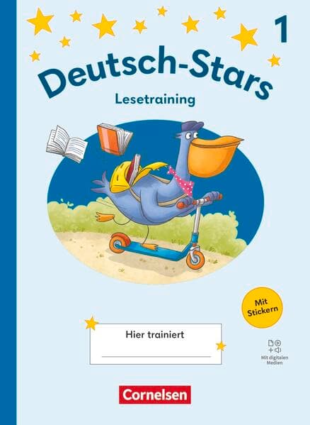 Deutsch-Stars - Lesetraining Ausgabe 2025 - 1. Schuljahr