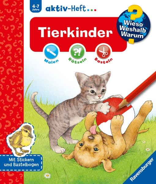 Wieso? Weshalb? Warum? aktiv-Heft - Tierkinder