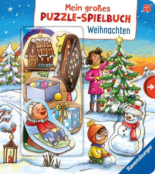 Mein großes Puzzle-Spielbuch - Weihnachten