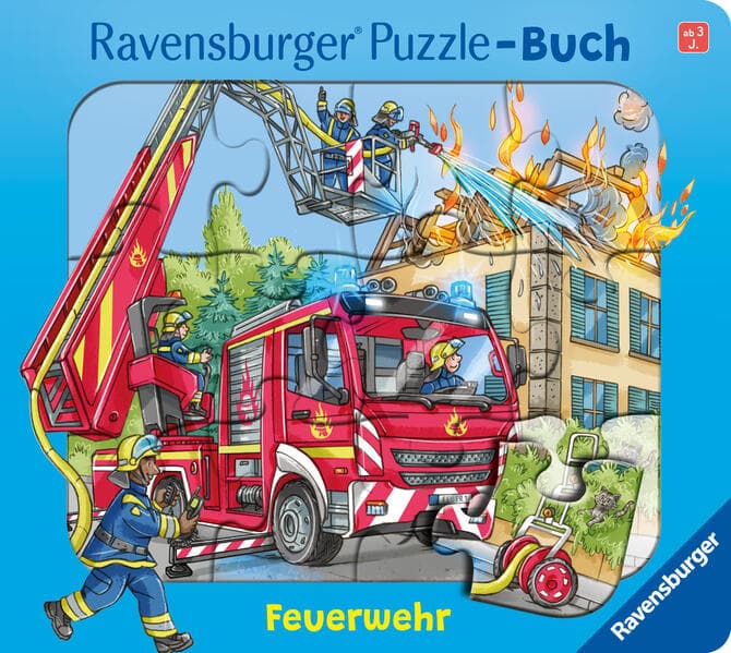 Ravensburger ® Puzzle-Buch - Feuerwehr