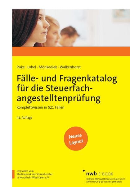 Fälle- und Fragenkatalog für die Steuerfachangestelltenprüfung