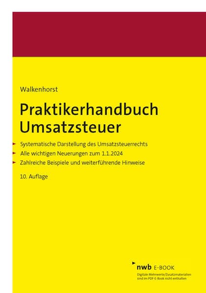 Praktikerhandbuch Umsatzsteuer